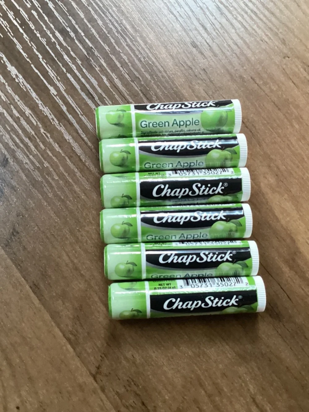 Chapstick Green Apple Lip Balm Bundle New 6 pack